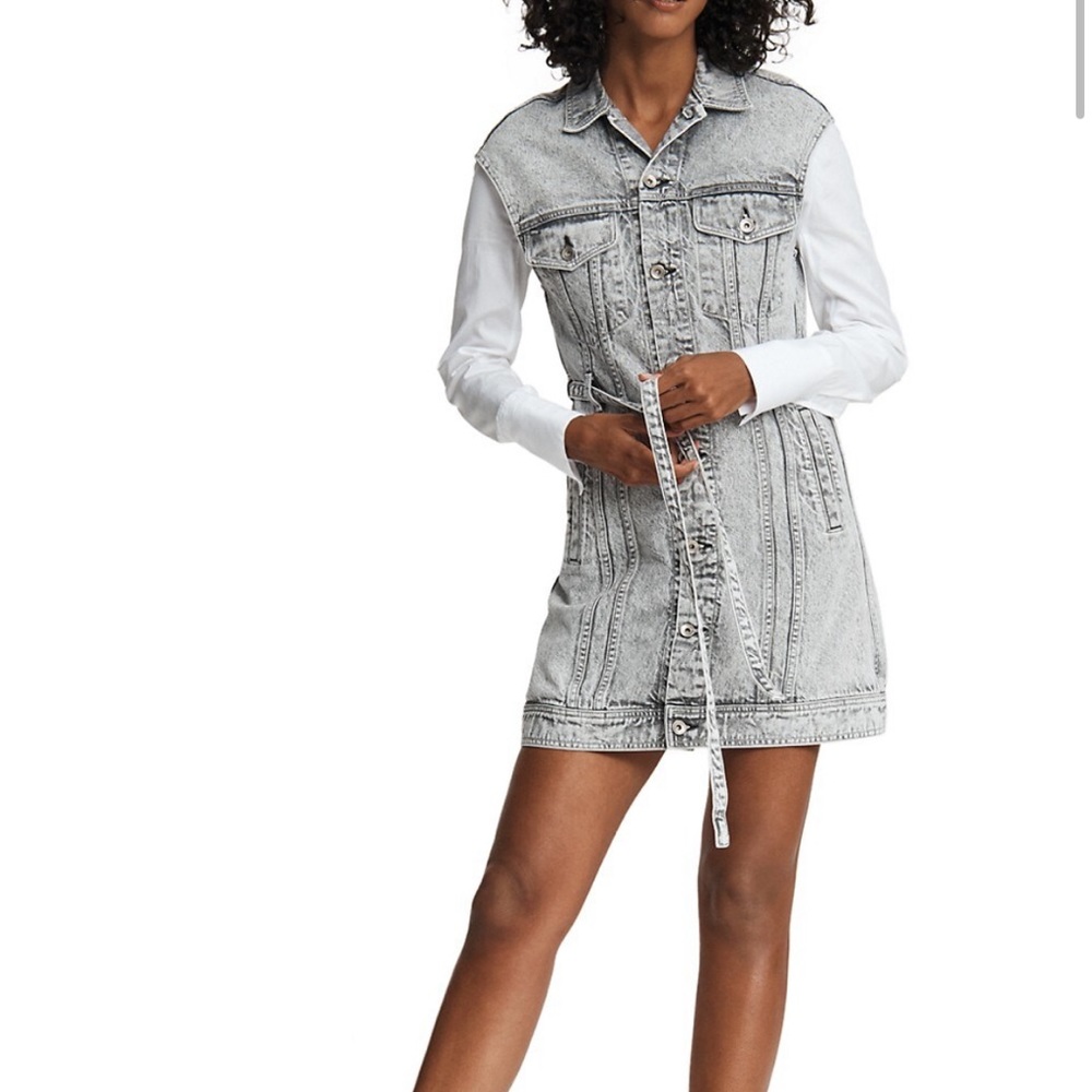 NWT! Rag and bone acid wash Jean dress